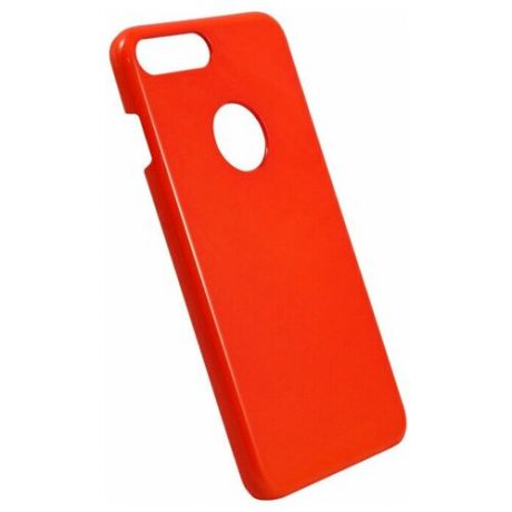 Поликарбонатный чехол-накладка для iPhone 7 Plus/8 Plus iCover Glossy Hole, оранжевый (IP7P-G-OR)