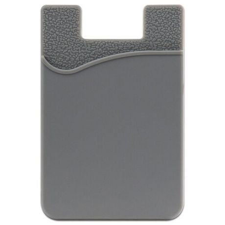 Кармашек на телефон под банковскую карту GSMIN SW10 (Серый)