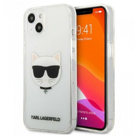 Чехол для смартфона Karl Lagerfeld для iPhone 13, прозрачный