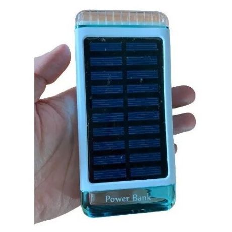Внешний аккумулятор Powerbank 10000 mAh, с солнечной батареей