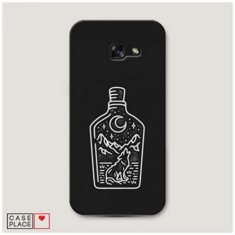 Чехол Пластиковый Samsung Galaxy A5 2017 Бутылка арт