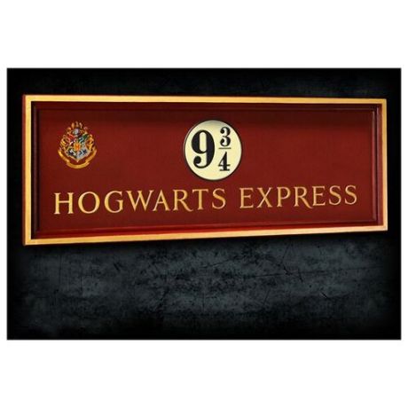 Гарри Поттер - хогвартс-экспресс, платформа 9 и 3/4 (Лицензия из киностудии Warner Bros)