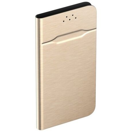 OLMIO Универсальный чехол-книжка для смартфонов 5.5-6.5" (gold)