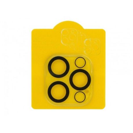 Защитная накладка на камеру для (iPhone 12 Pro) Закаленное/ Противоударное / Full Glue