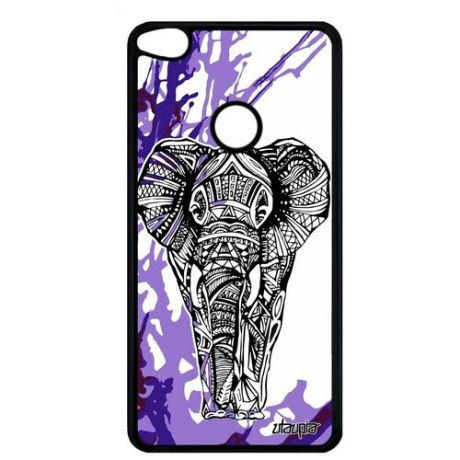 Красивый чехол на смартфон // Huawei P9 Lite 2017 // "Слон" Азиатский Африканский, Utaupia, цветной