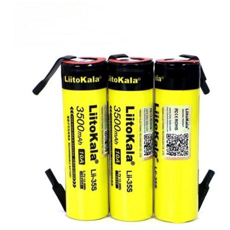 Аккумулятор LiitoKala Lii-35S 3500mAh c выводами под пайку