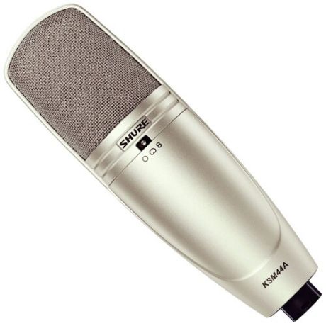 SHURE KSM44A/SL студийный конденсаторный микрофон с алюминиевым кофром и гибким креплением