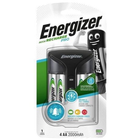 Зарядное устройство ENERGIZER Pro Charger + 4AA 2000 mAh