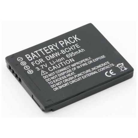 Аккумуляторная батарея DMW-BCH7 для фотоаппарата Panasonic Lumix DMC-FP1, DMC-FP2, DMC-FP3, DMC-FP4