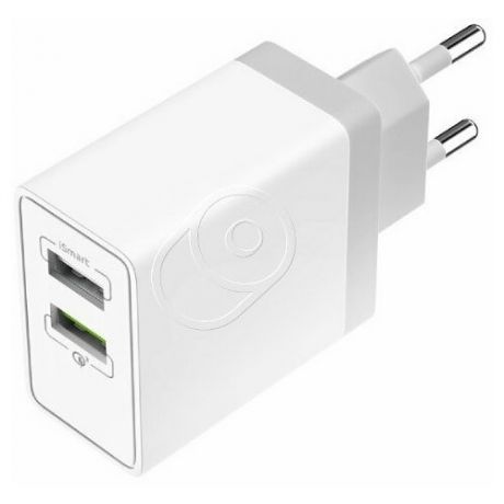 Зарядное устройство OLMIO для телефона 2-USB2.0 (30W) Quick Charge 3.0