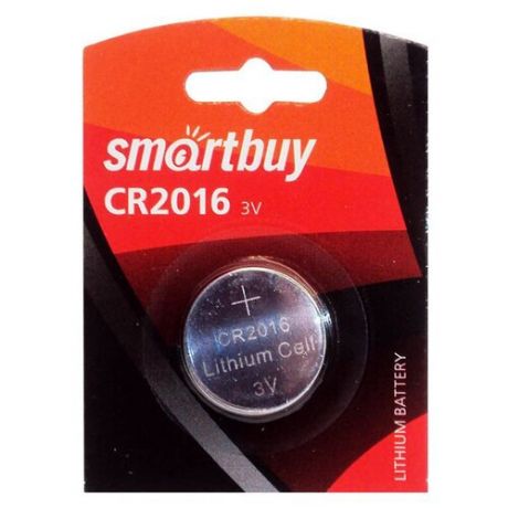 Батарейка CR2016 - SmartBuy SBBL-2016-1B