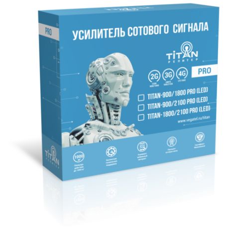 Комплект Vegatel Titan-900/1800 PRO (LED)