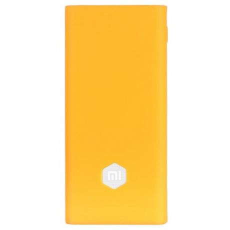 Силиконовый чехол для внешнего аккумулятора Xiaomi Mi Power Bank 2C 20000 мА*ч (PLM06ZM), оранжевый