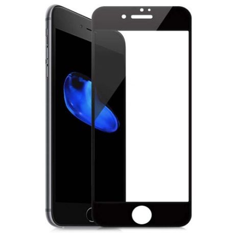 Защитное Cтекло для (iPhone 7 Plus/ 8 Plus) Олеофобное / Закаленное/ Противоударное / Полноэкранное, Full Glue (Черное)