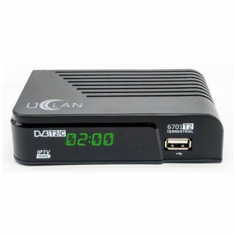 UClan 6701 T2 LED DVB-T/T2/С Цифровой эфирный / кабельный приемник