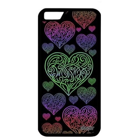 Противоударный чехол на смартфон // Apple iPhone 6 // "Сердце" Love Стиль, Utaupia, красный