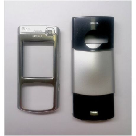 Корпус Nokia N70 серебристый