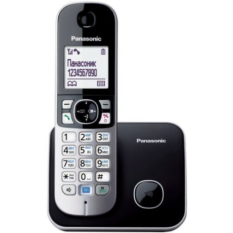 Радиотелефон Panasonic KX-TG6811 RUB Black