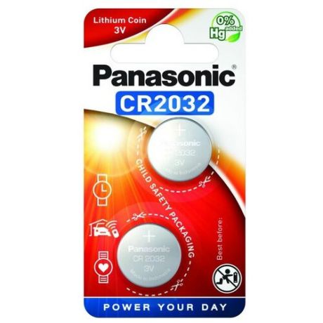 Элемент питания PANASONIC Lithium Power CR2032