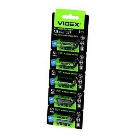 Батарейка A23 - Videx 12V 5BL (5 штук) VID-A23