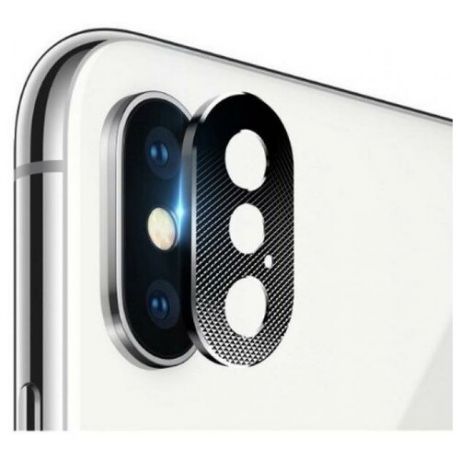 Закаленное стекло + защитное кольцо на камеру Totu Camera Cover для iPhone X, XS, XS Max