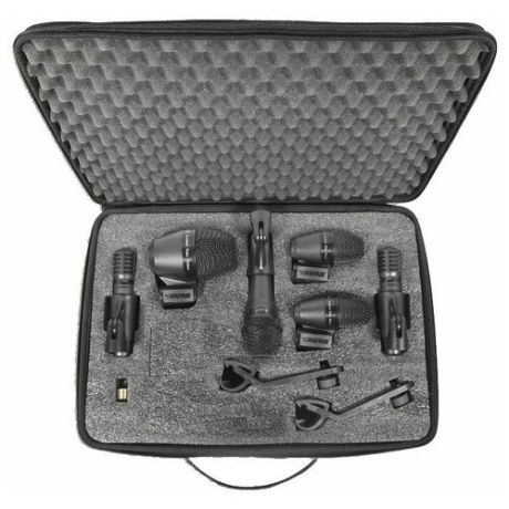 Shure PGADrumkit6 набор инструментальных микрофонов для подзвучки ударных