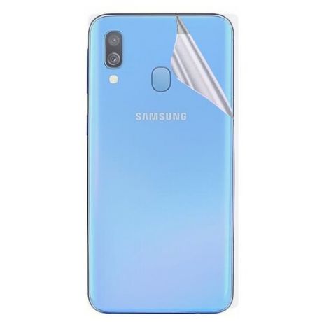 Гидрогелевая защитная пленка на заднюю крышку для Samsung Galaxy M40 / Противоударная бронированя пленка для Самсунг Галакси М40 с эффектом самовосстановления
