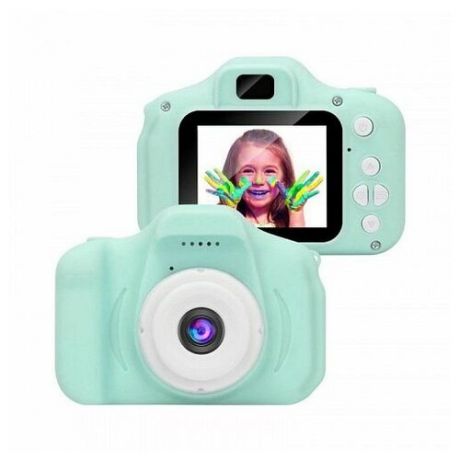 Детский цифровой фотоаппарат камера "childrens digital camera", мятный