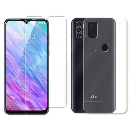 Гидрогелевая пленка LuxCase для ZTE Blade A7S 2020 0.14mm Front and Back Matte 86767