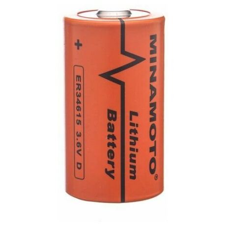 Батарейка MINAMOTO ER 34615/P Lithium, 3.6 В, D (R20), 16500 мАч