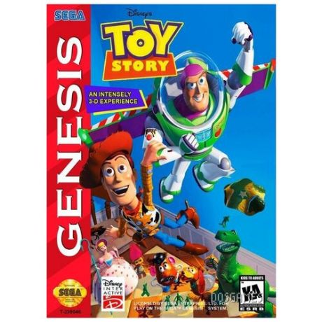Картридж 16-bit Toy Story для SEGA MEGA DRIVE 2 MD2 совместим со всеми 16 bit приставками