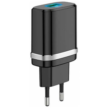 Сетевое зарядное устройство Hoco C12Q USB (белое)