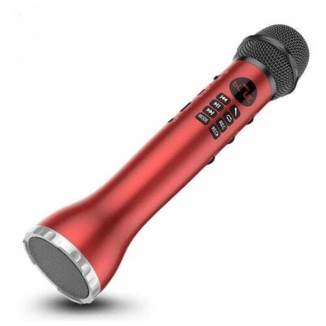 Профессиональный караоке-микрофон L-598 9W, красный