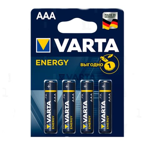 Батарейки Varta ENERGY AAA 4 шт.