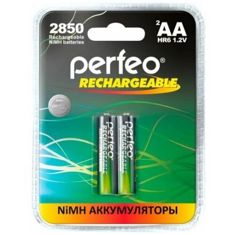 Аккумулятор AA - Perfeo 2850mAh (2 штуки) PF AA2850/2BL PL