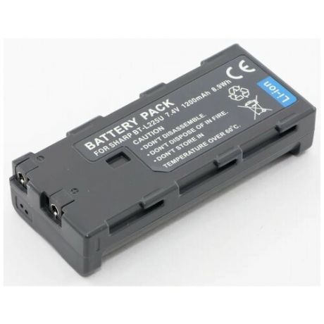 Аккумуляторная батарея BT-L225 для видеокамеры Sharp VL-DD10, VL-MC500, VL-MC500S, VL-MC500U, VL-MG10, VL-NZ10, VL-NZ100, VL-NZ100E