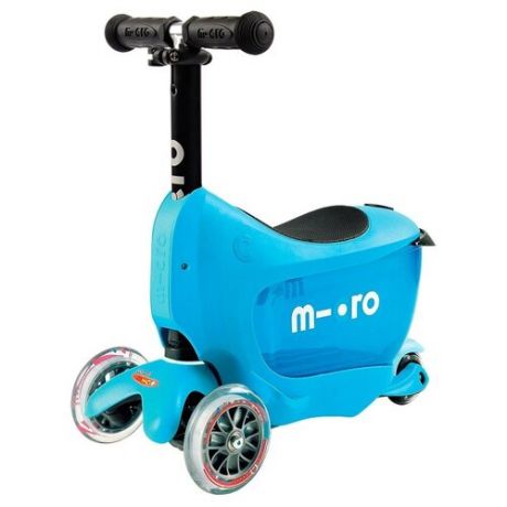 Самокат Micro Mini2go Deluxe (Синий (Blue MMD030))