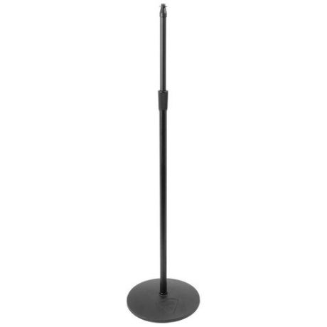 OnStage MS9212 микрофонная стойка, прямая, круглое основание, регулируемая высота,черная