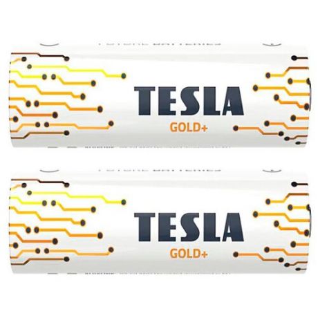 Батарейка D - Tesla Gold+ (2 штуки)