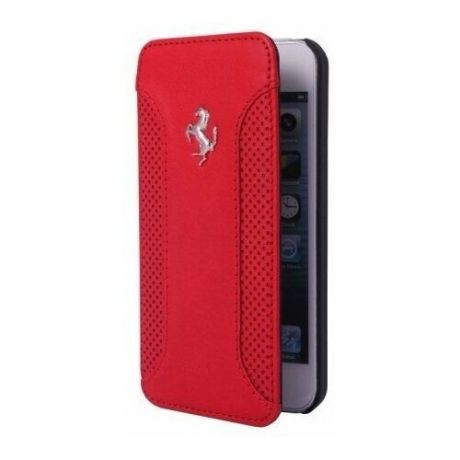 Кожаный чехол для iPhone 6 Plus / 6S Plus Ferrari F12 Booktype Case, красный (FEF12FLBKP6LRE)