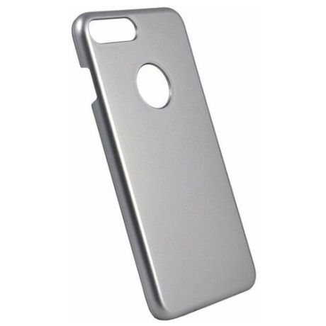 Поликарбонатный чехол-накладка для iPhone 7 Plus/8 Plus iCover Glossy Hole, серебристый (IP7P-G-SL)