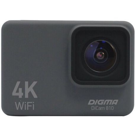 Экшн-камера DIGMA DiCam 810 серый