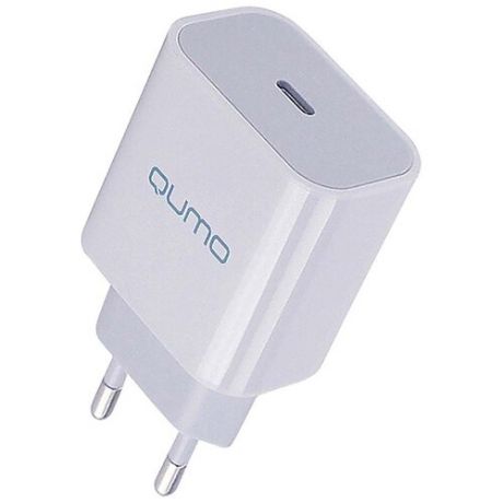 Сетевое зарядное устройство Qumo Energy light, 20W, 1xUSB Type-C. Белый Charger 0051