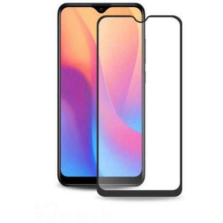 Защитное стекло для Xiaomi Redmi 9A / 9C / на Ксяоми Сяоми Редми 9А / 9С / полноэкранное / полноклеевое / на полный клей / на весь экран / олеофобное покрытие / Full Glue от 3D до 21D ( Черный ) Защитные пленки и стекла