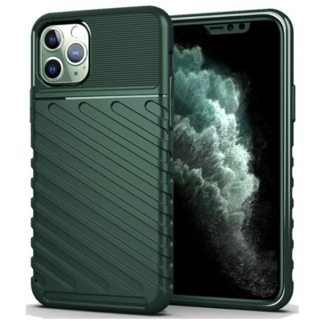 Чехол Carbon для iPhone 11 Pro Max серия Оникс | зеленый