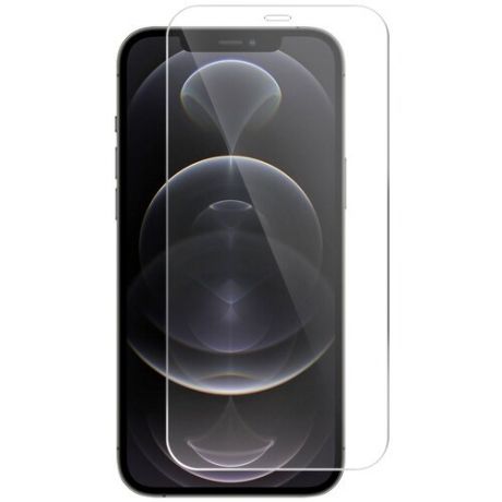 Защитное стекло на Apple iPhone 12/ iPhone 12 Pro (Гибридное - пленка + стекловолокно) Brozo Hybrid Glass