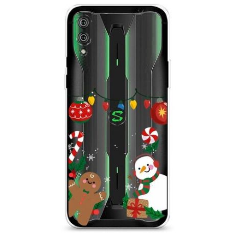 Силиконовый чехол "Праздничный набор" на Xiaomi Black Shark 2 Pro / Сяоми Блэк Шарк 2 Про