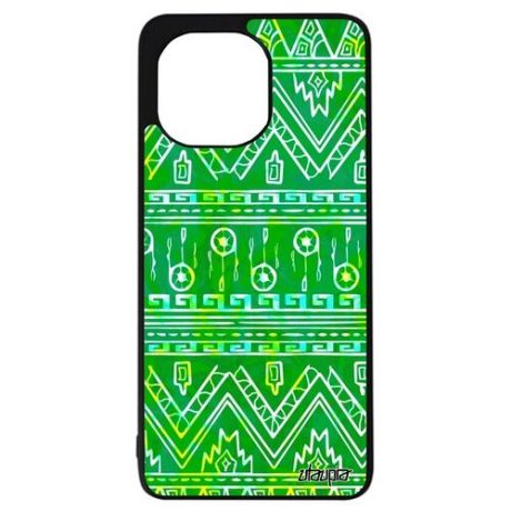 Защитный чехол на мобильный // Xiaomi Mi 11 Lite // "Ацтекские мотивы" Декор Орнамент, Utaupia, фиолетовый
