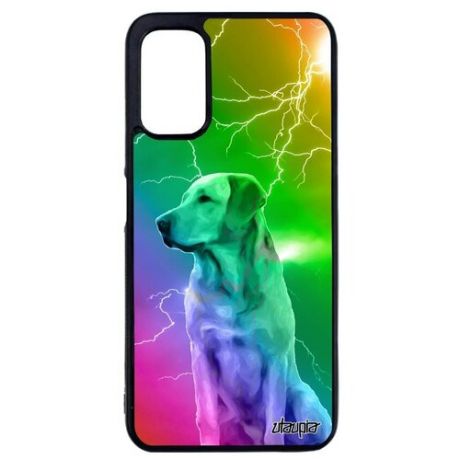 Защитный чехол для телефона // Xiaomi Redmi Note 10 4G // "Лабрадор" Собака Спасатель, Utaupia, цветной