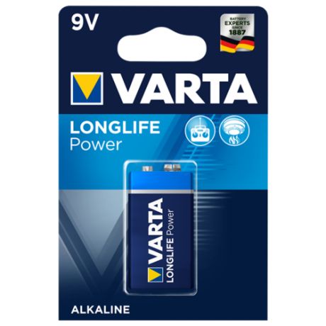 Элемент питания VARTA Longlife Power 6LR6 9V